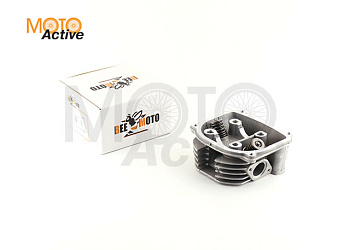 Головка цилиндра 157QMJ 4T GY6 150 (Ø57.4mm) (голая,  клапаны) "BEEZMOTO"